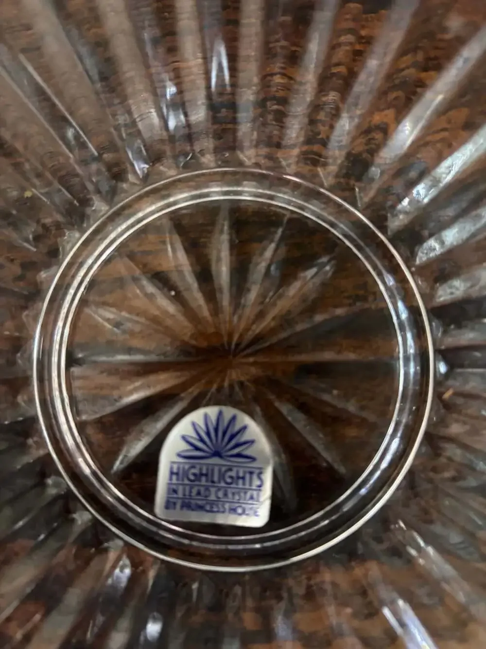 Princess House Highlights Lead Crystal Serving Bowl No. 861